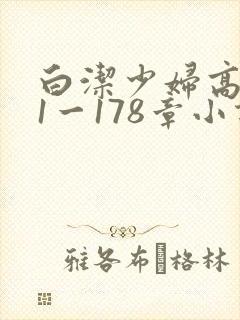 白洁少妇高义第1一178章小说