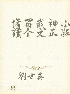 修罗武神小说阅读全文正版封面