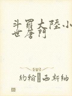 斗罗大陆小说绝世唐门