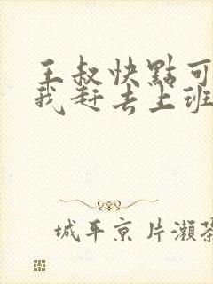 王叔快点可以吗我赶去上班封面