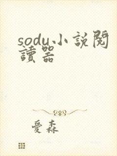 sodu小说阅读器