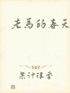 老马的春天敏静