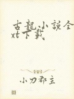 古龙小说全集txt下载封面