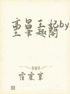 高昌王妃by黛玉笔趣阁