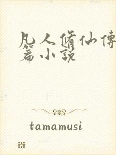 凡人修仙传人界篇小说封面