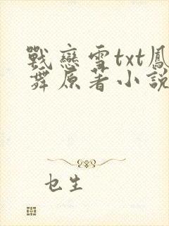 战恋雪txt凤舞原著小说封面