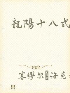 龙阳十八式封面