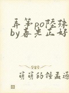 弄筝po陆殊词by春光正好