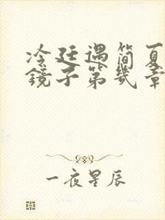 冷廷遇简夏对着镜子第几章