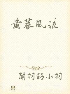 黄蓉风流封面