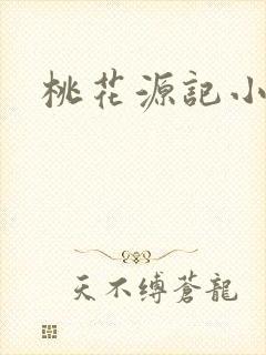 桃花源记小说封面