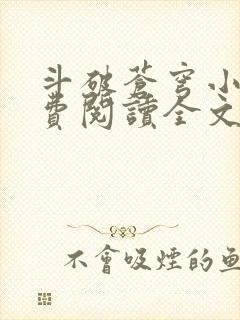 斗破苍穹小说免费阅读全文无弹窗