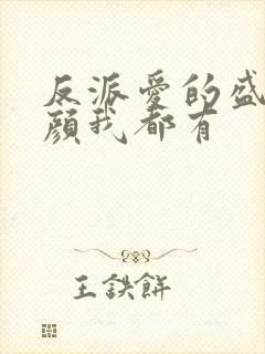 反派爱的盛世美颜我都有封面