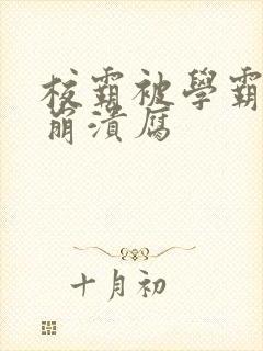 校霸被学霸玩到崩溃腐