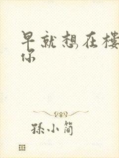 早就想在楼梯要你