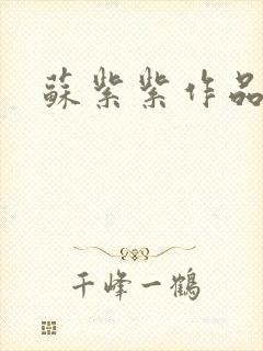 苏紫紫作品封面