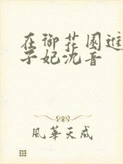 在御花园进入太子妃沈音