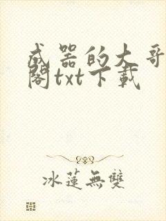 成器的大哥笔趣阁txt下载