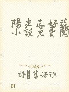 阳光正好苏玥玥小说免费阅读无弹窗