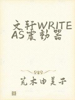 文轩WRITEAS震动器