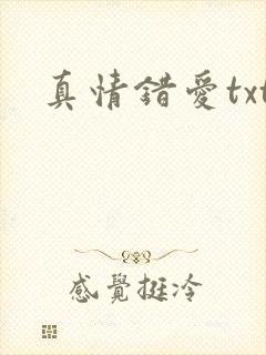 真情错爱txt