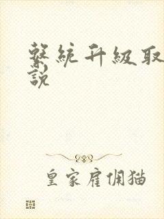 系统升级取液小说