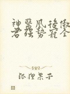 神医凰后傲娇暴君强势宠全文免费阅读封面