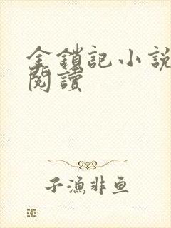 金锁记小说全文阅读封面