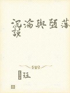 沉沦与堕落的小说