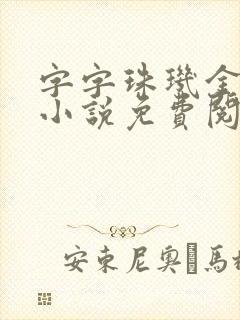 字字珠玑金银花小说免费阅读