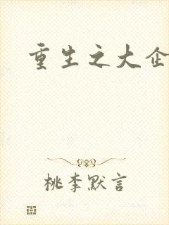 重生之大企业家