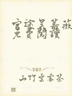 官途吴蔷薇全文免费阅读