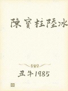 陈宝柱陆冰嫣封面