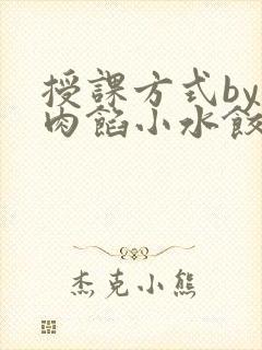 授课方式by 肉馅小水饺