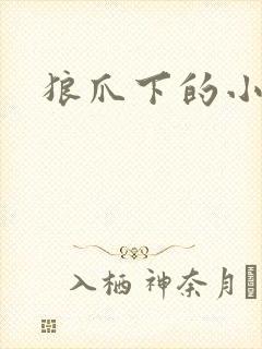 狼爪下的小雏菊封面