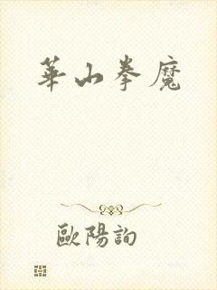 华山拳魔封面