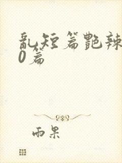 乱短篇艳辣500篇封面