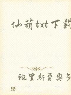 仙葫txt下载封面