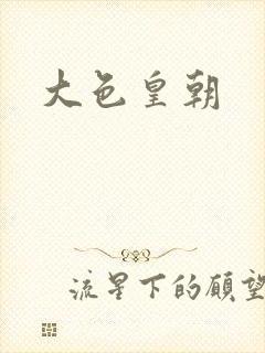 大色皇朝封面