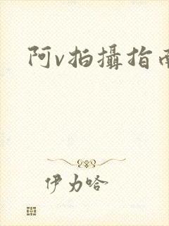 阿v拍摄指南