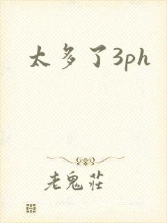 太多了3ph封面
