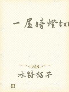 一屋暗灯txt