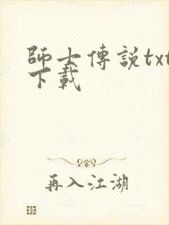 师士传说txt下载
