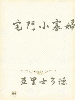宅门小寡妇