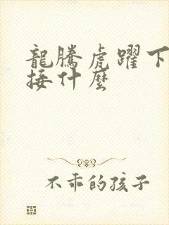 龙腾虎跃下一句接什么封面