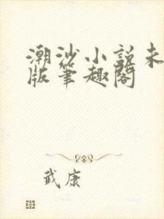 潮沙小说未删减版笔趣阁