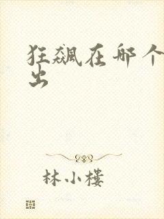 狂飙在哪个台播出