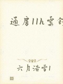 通房11h云舒封面