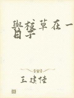 与校草在一起的日子