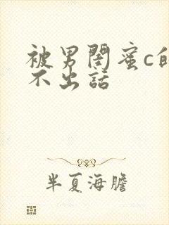 被男闺蜜c的说不出话封面